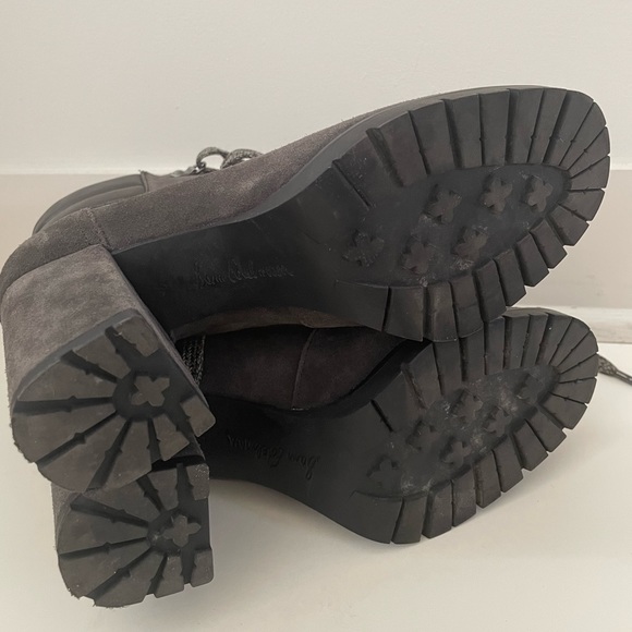 Sam Edelman Gray Suede Boots Size 7.5 - Picture 6 of 7